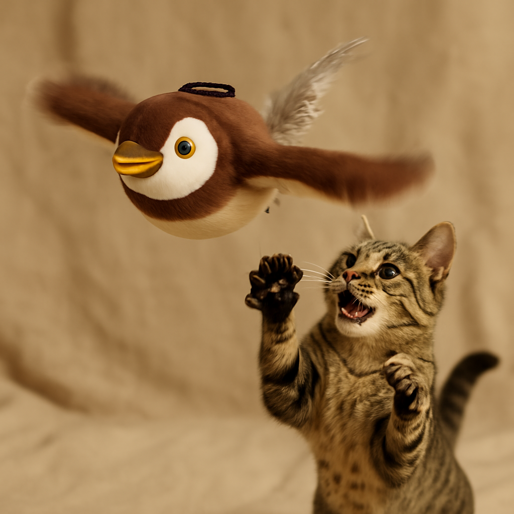 Flying Bird Cat Toy